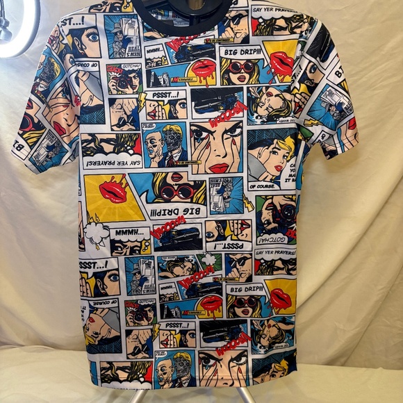 Oh Snap Drill Clothing T-shirt Comic Graphic Multicolor Small Men's - Picture 2 of 10